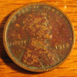 1918 PLAIN WHEAT PENNY